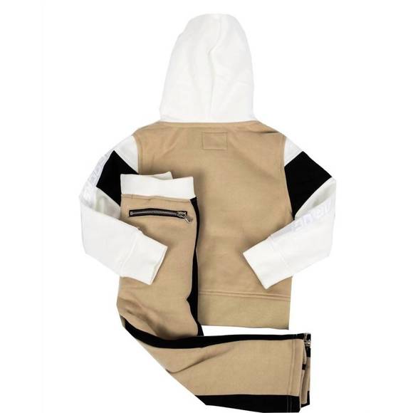 NEW ROCKSTAR ORIGINAL boys' collin set in beige/black - Picture 2 of 2